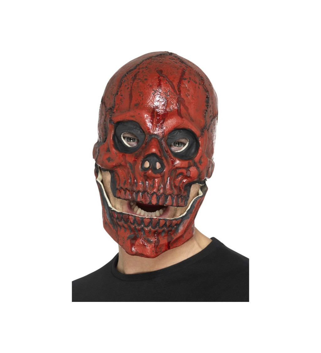 Latexová maska - Krvavá Lebka