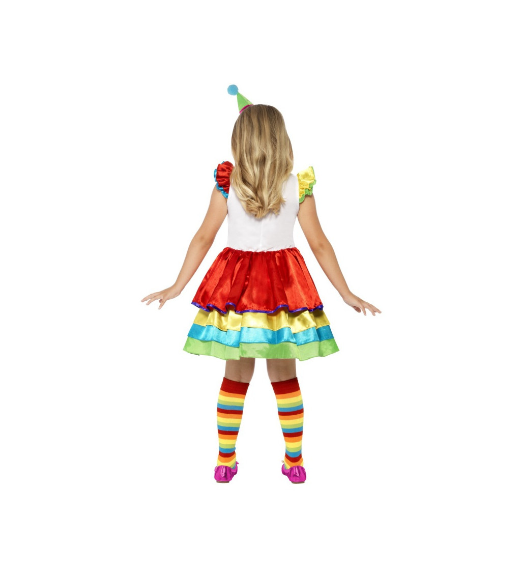 Dívčí kostým - veselá klaunice