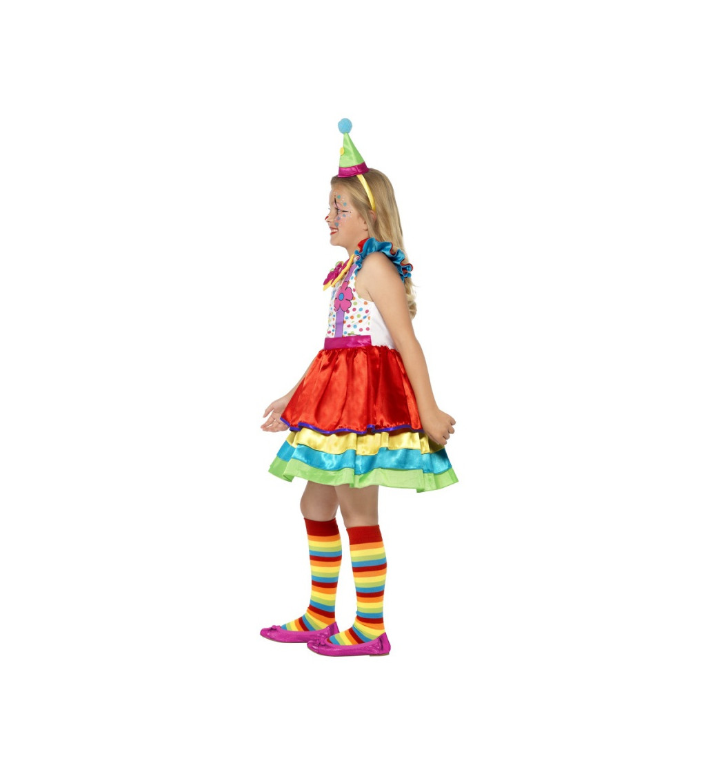 Dívčí kostým - veselá klaunice