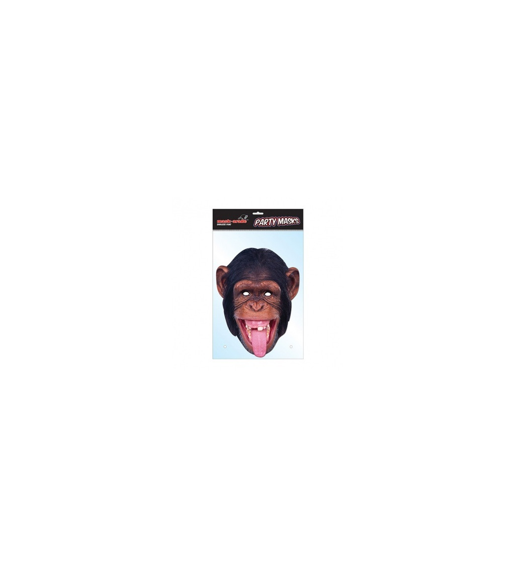 Maska Šimpanz - papírová