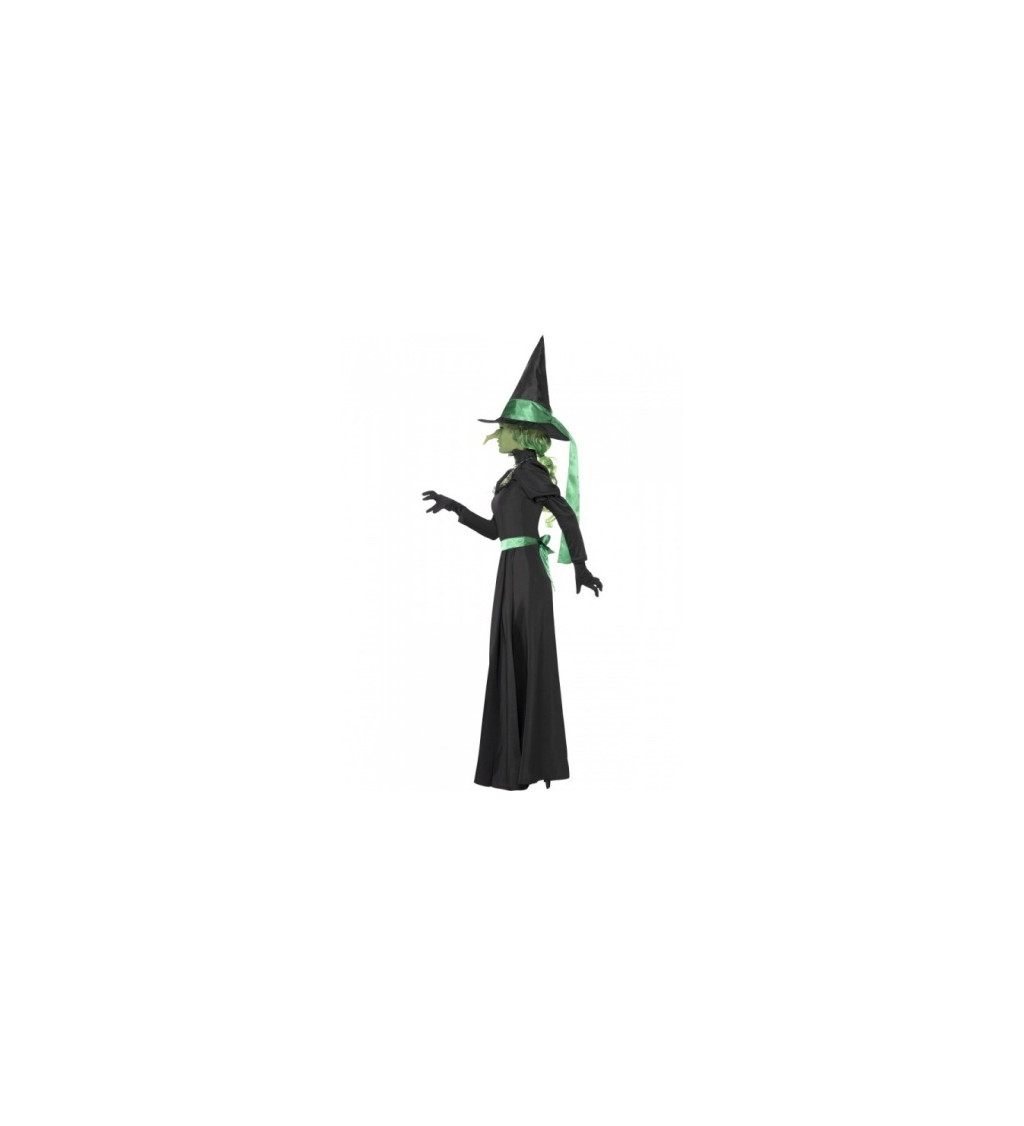 Kostým Čarodějnice - zelená