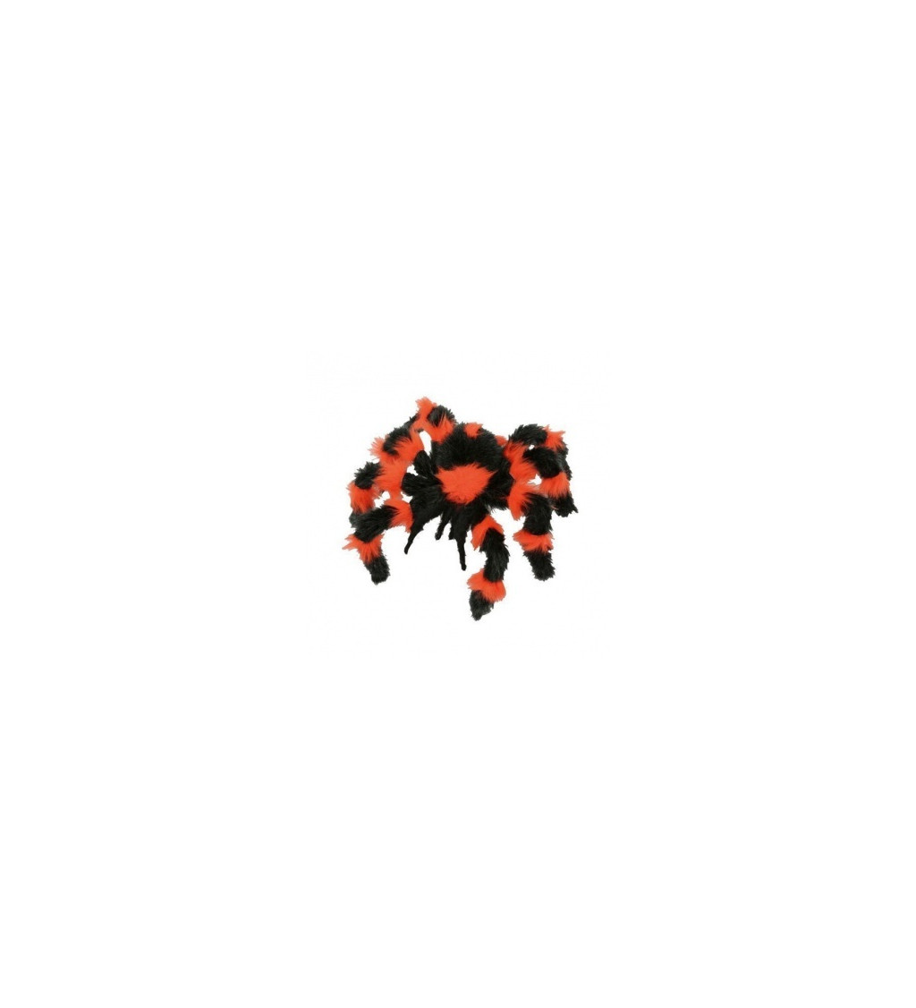 Mega černo-oranžový pavouk