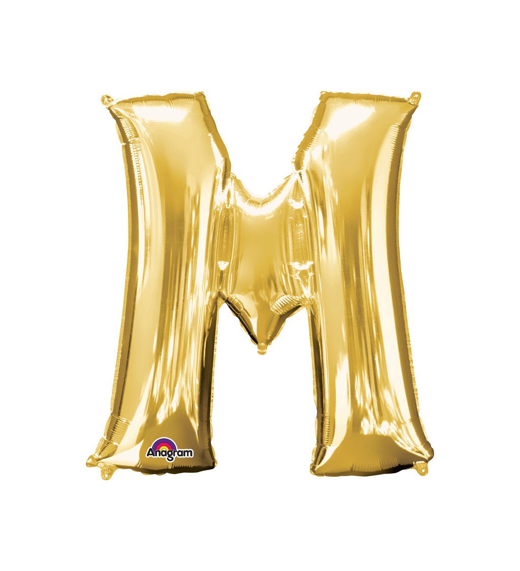 Fóliový balónek M (zlatý)