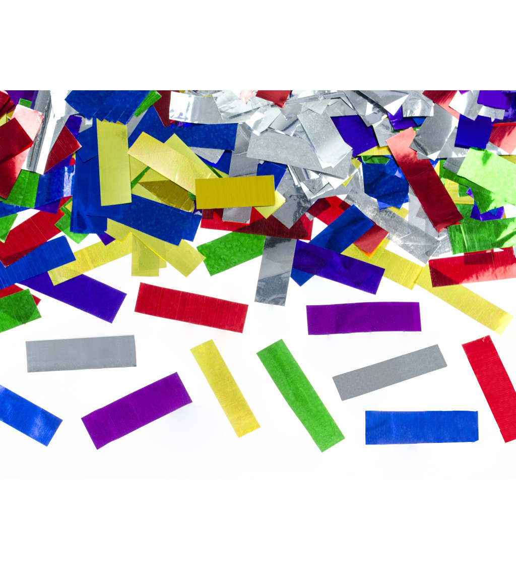 Vystřelovací konfety - barevné proužky