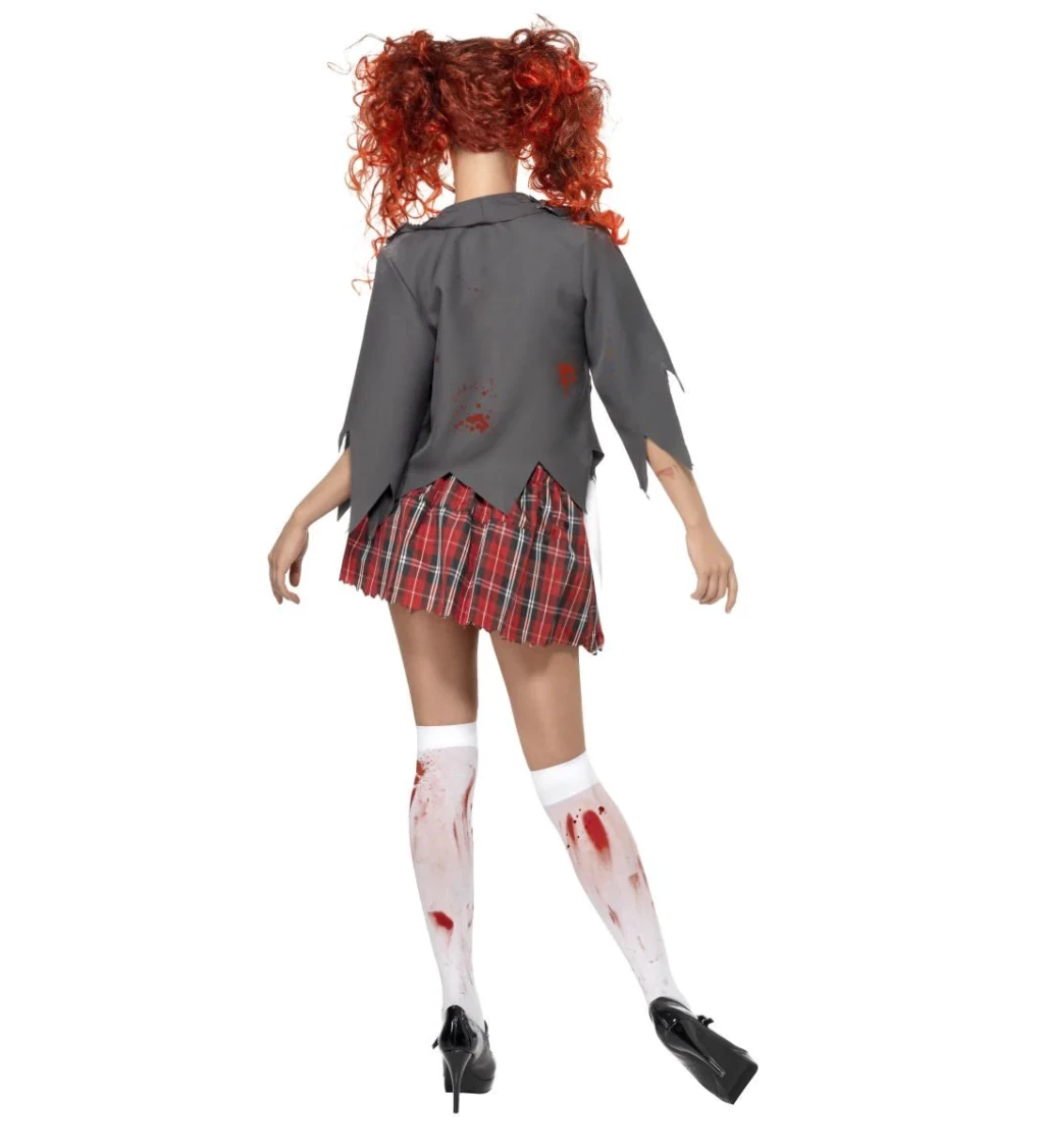 Kostým Zombie školačka