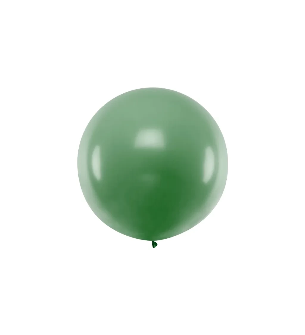 Velký balónek - tmavě zelený - 1ks