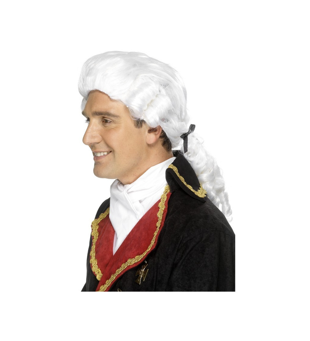 Bílá paruka dvořana