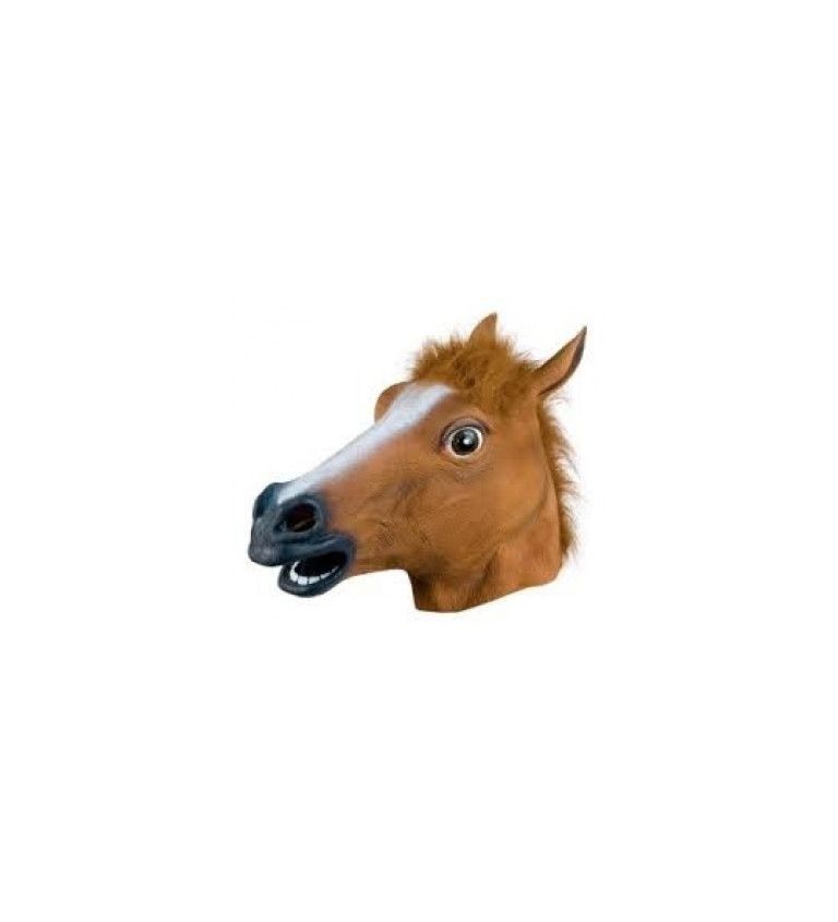 Gumová maska Hlava koně