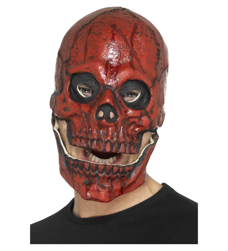 Latexová maska - Krvavá Lebka