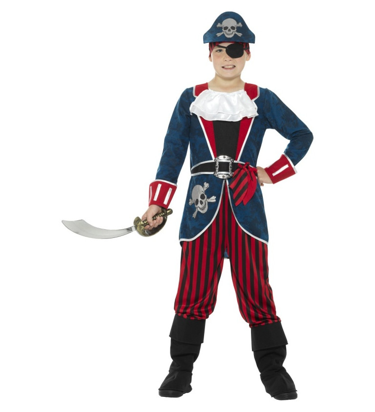Dětský kostým pirátského vůdce