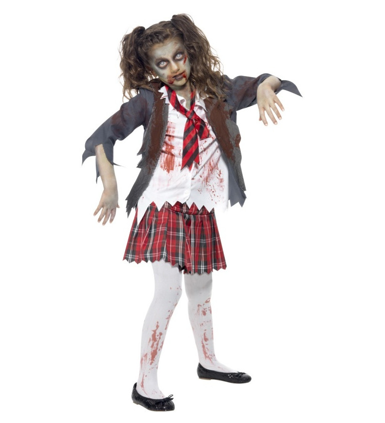 Dětský kostým Zombie děvče