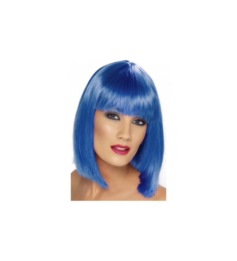 Paruka Glam modrá