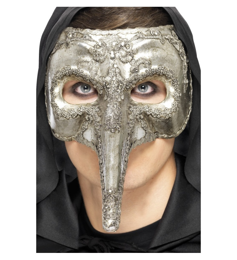 Benátská maska deluxe - kapitán