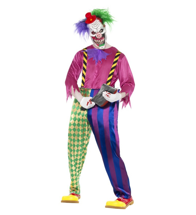 Kostým - barevný klaun zabiják