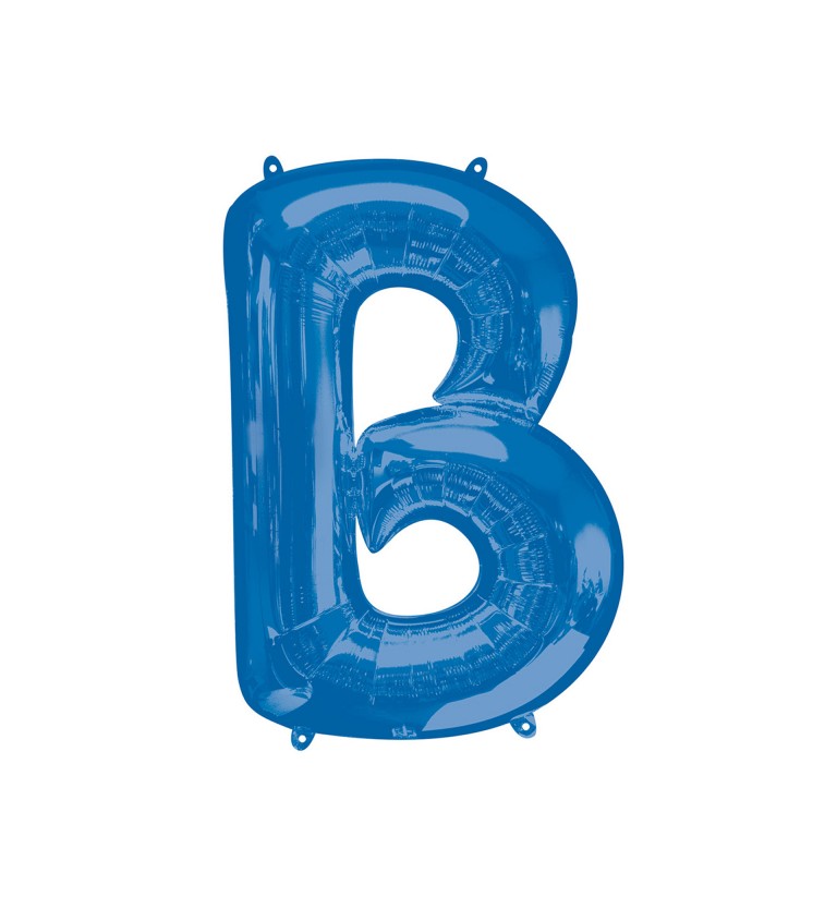 Fóliový balónek B (modrý)