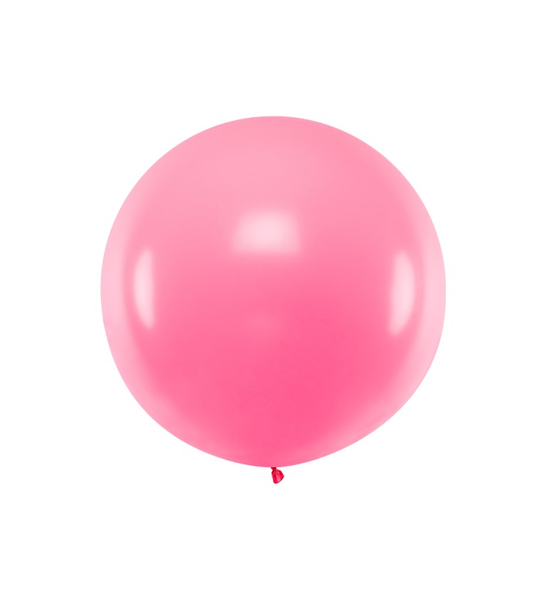 Velký balónek - světle růžový - 1ks