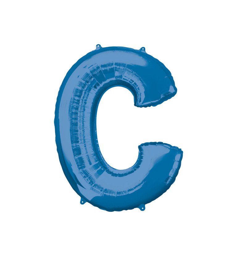 Fóliový balónek C (modrý)