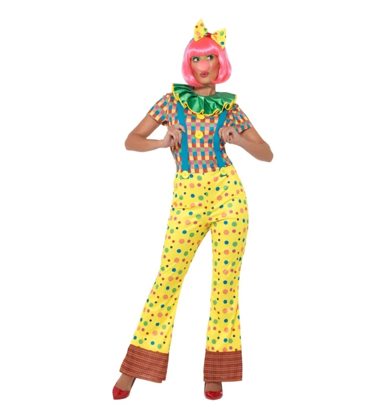 Retro klaunský kostým