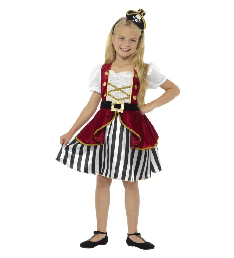 Krásný dětský kostým pirátky