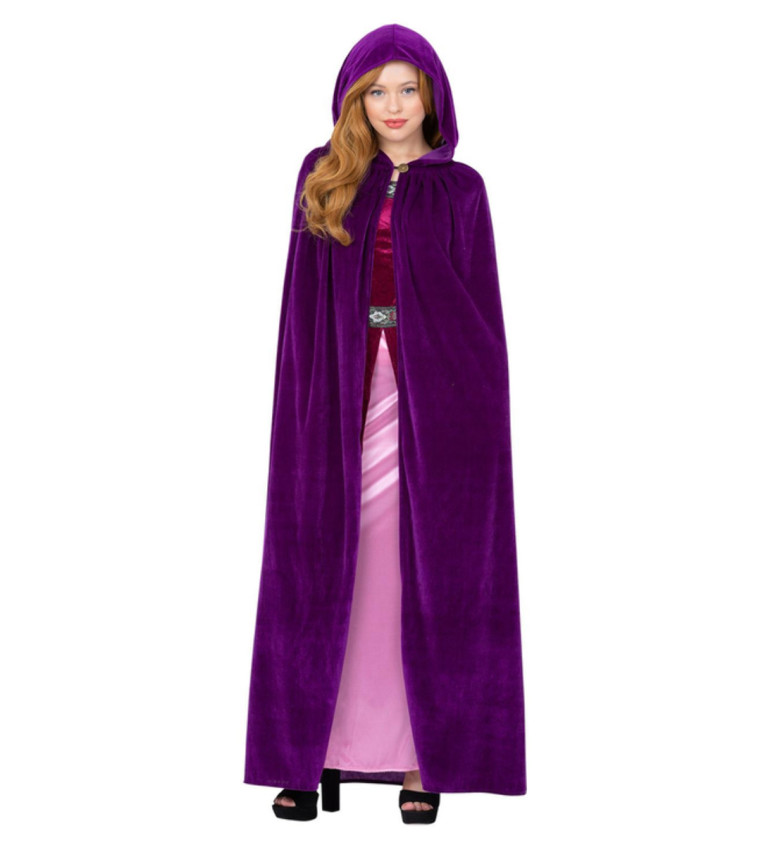 Čarodějnický fialový plášť